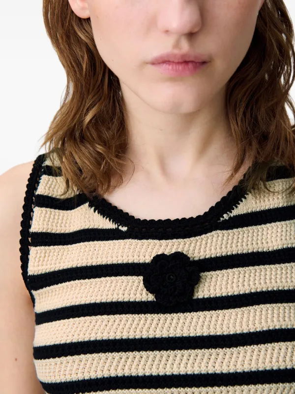 【関税 送料無料】CLAUDIE PIERLOT ストライプ トップス Claudie Pierlot ストライプ トップ | ニュートラル | FARFETCH JP