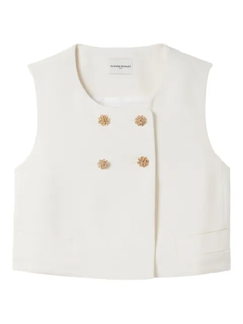 Claudie Pierlot floral-button vest