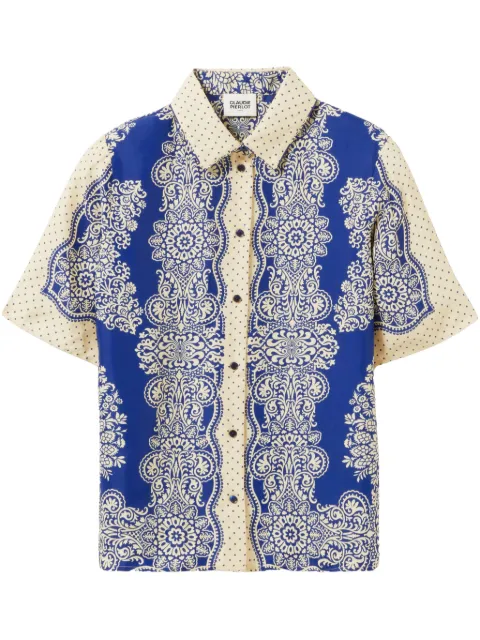 Claudie Pierlot floral-motif shirt