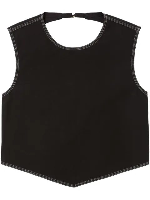 Claudie Pierlot camiseta con costuras en contraste