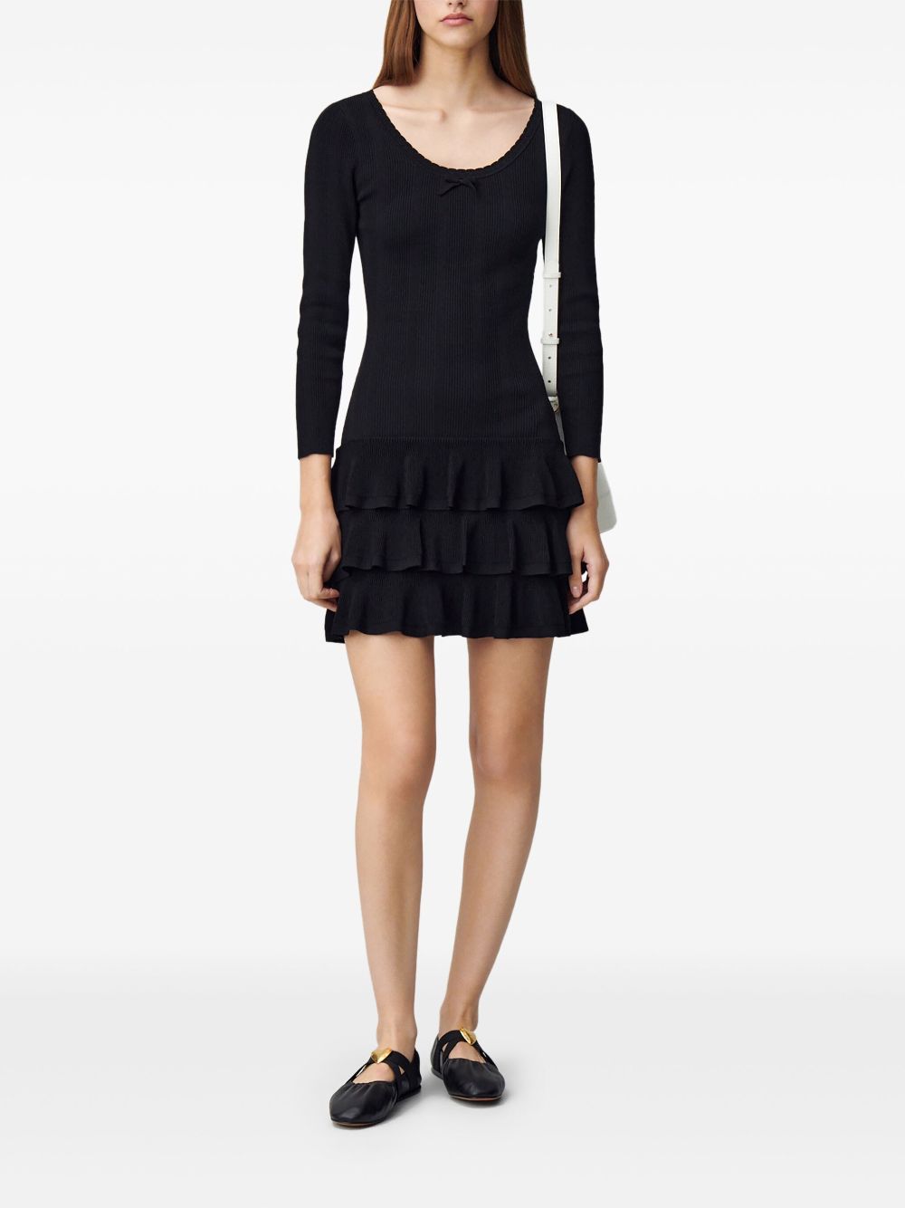 Claudie Pierlot fine-knit mini dress - Black