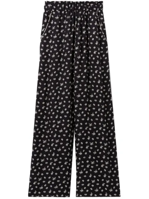 Claudie Pierlot floral-print palazzo pants