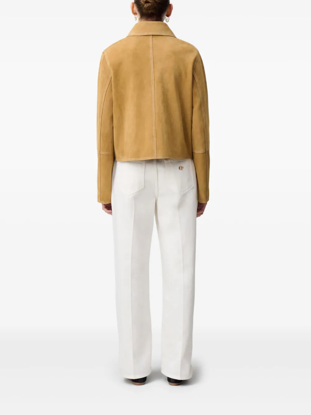 Claudie Pierlot Suède jack Beige