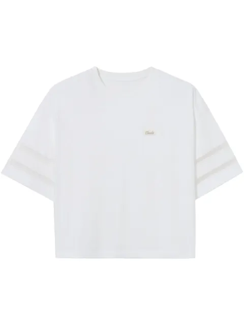Claudie Pierlot logo-appliqué T-shirt