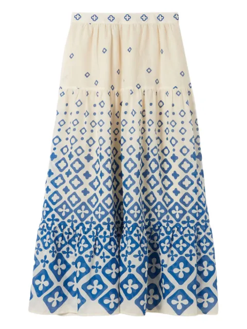 Claudie Pierlot Provençal maxi skirt