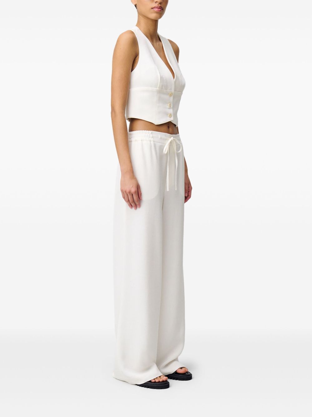 Claudie Pierlot cropped vest - White