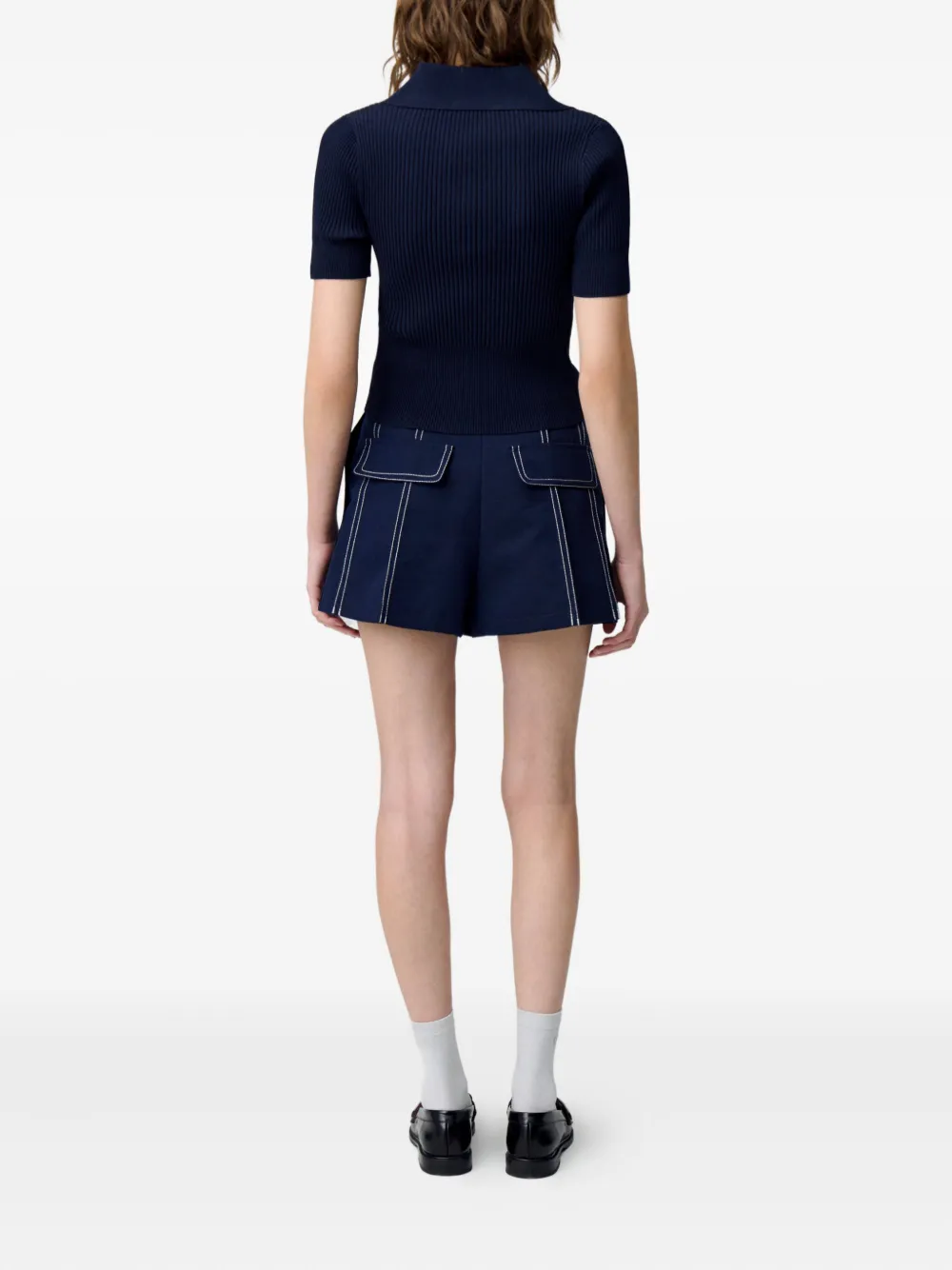 Claudie Pierlot Fijngebreide top Blauw