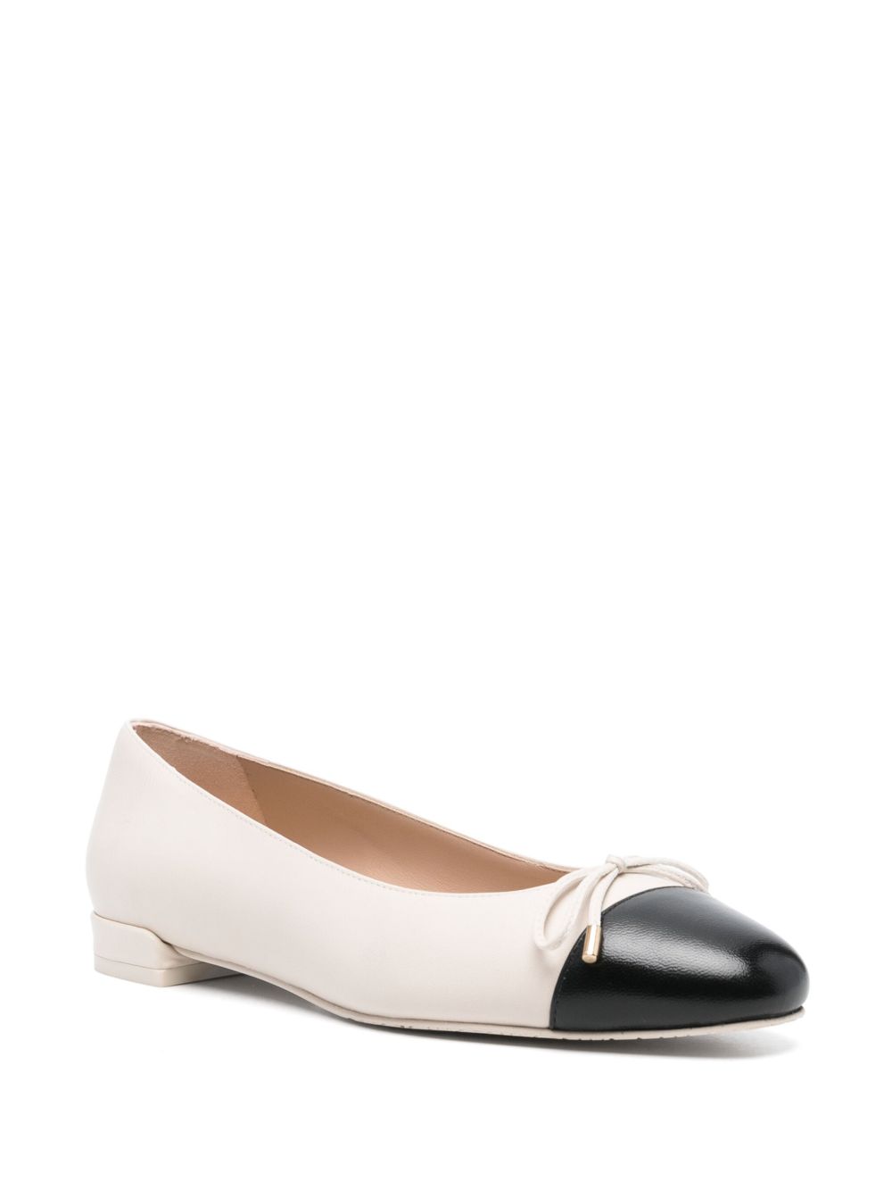 Stuart Weitzman Sleek Bow ballerina's - Beige