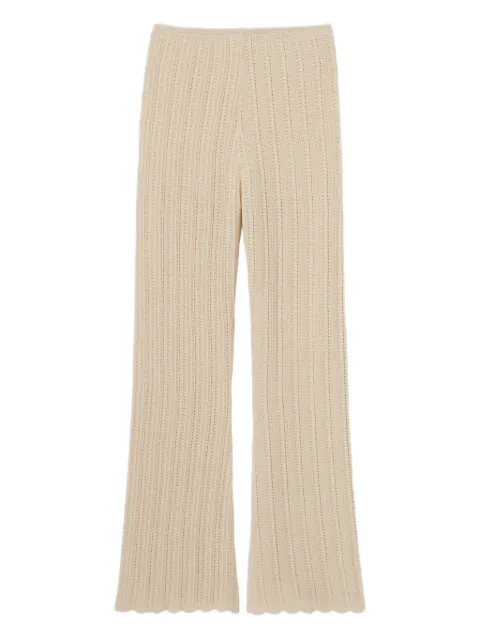 Claudie Pierlot wide-leg crochet trousers