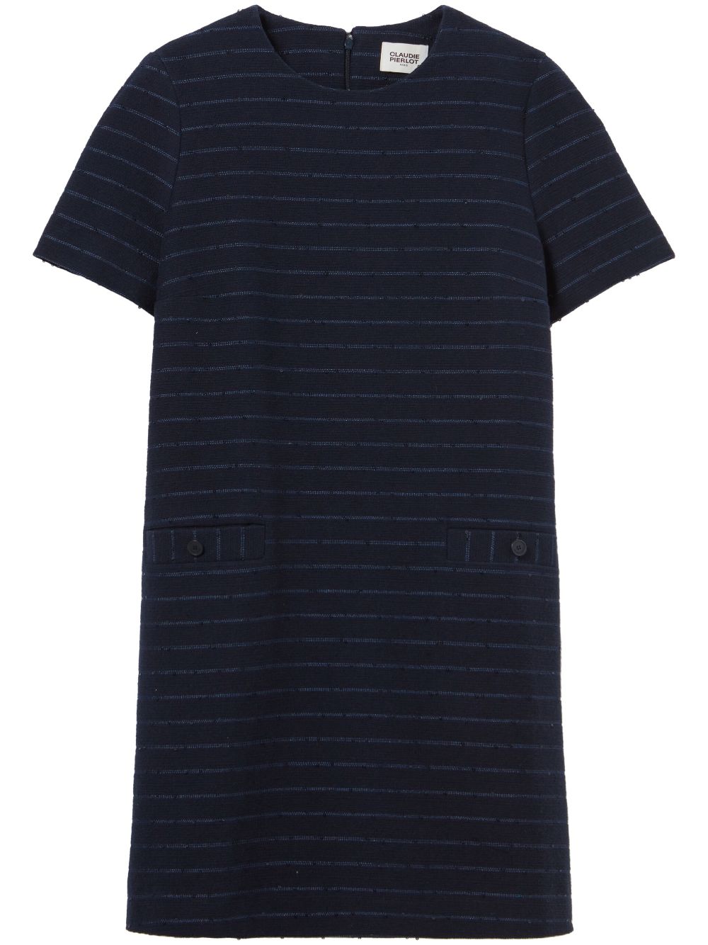 Claudie Pierlot striped mini dress - Blue