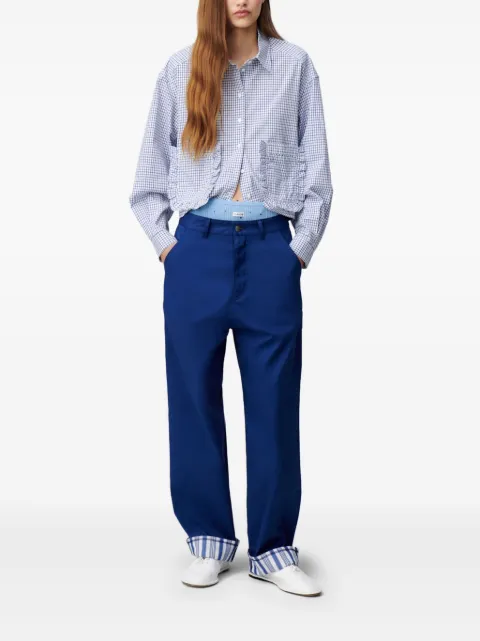 Claudie Pierlot straight-leg trousers