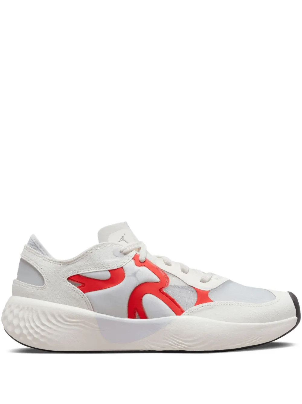 Jordan Delta 3 Low "Sail Photon Dust Chile Red Wolf Grey" sneakers White