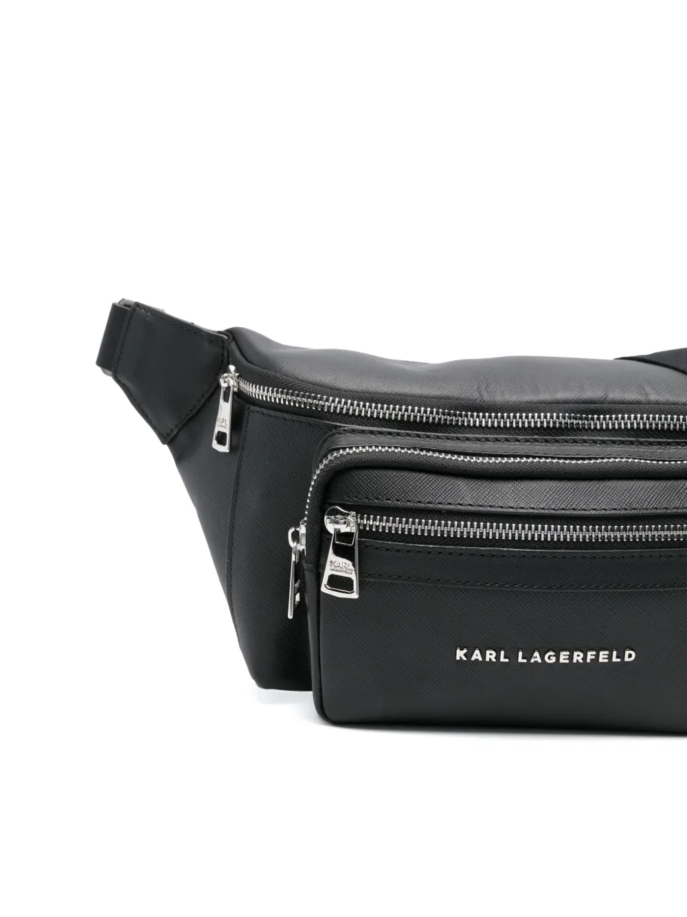 Karl Lagerfeld Leren heuptas Zwart