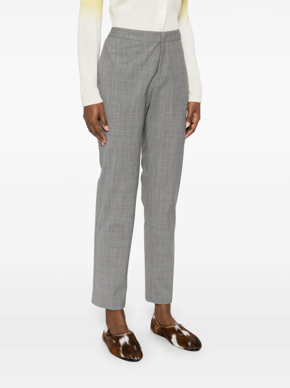 Fabiana Filippi Filo broek met diamantdetail Grijs
