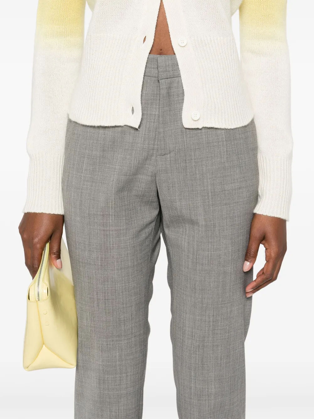 Fabiana Filippi Filo broek met diamantdetail Grijs