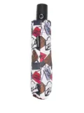 Karl Lagerfeld logo-print umbrella - Pink