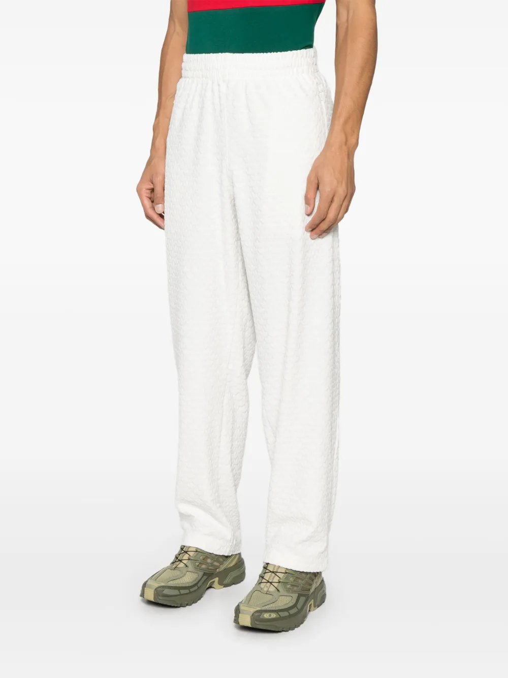 adidas Trefoil-patterned track pants - Wit