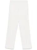 adidas Trefoil-patterned track pants - White