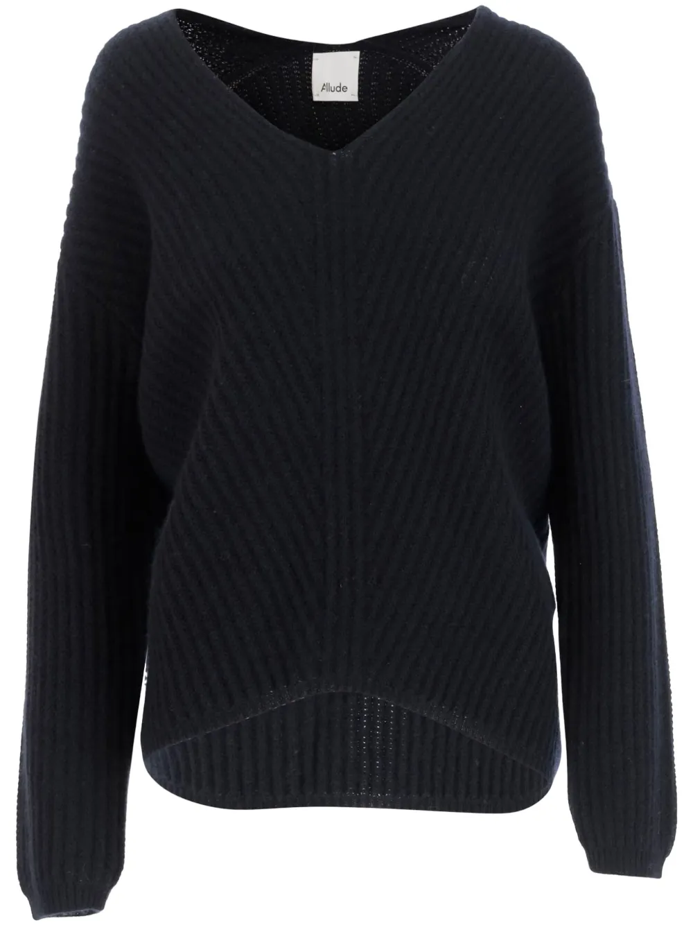 ribbed cashmere sweater