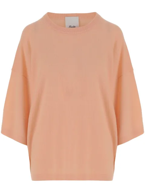 Allude round-neck sweater 