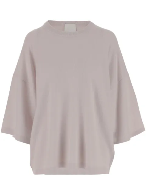 Allude round-neck sweater 