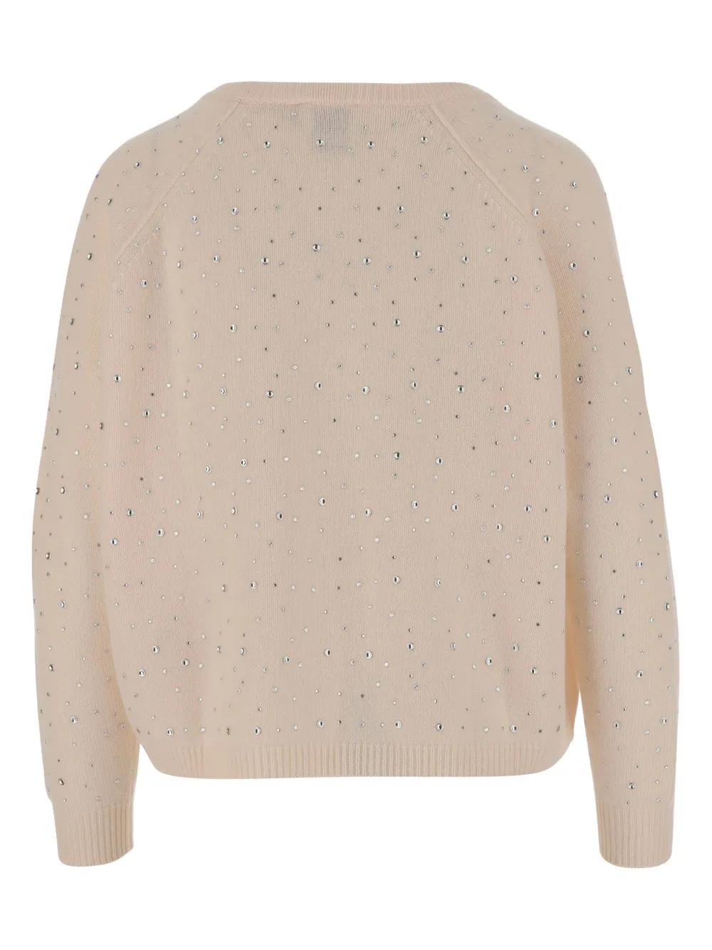 Allude Trui verfraaid met stras - Beige