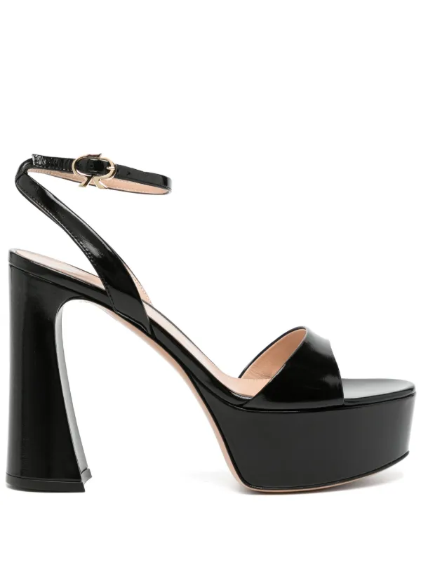 GIANVITO ROSSI ジャンヴィトロッシ NANCY サンダル Gianvito Rossi Nancy サンダル | ブラック | FARFETCH JP
