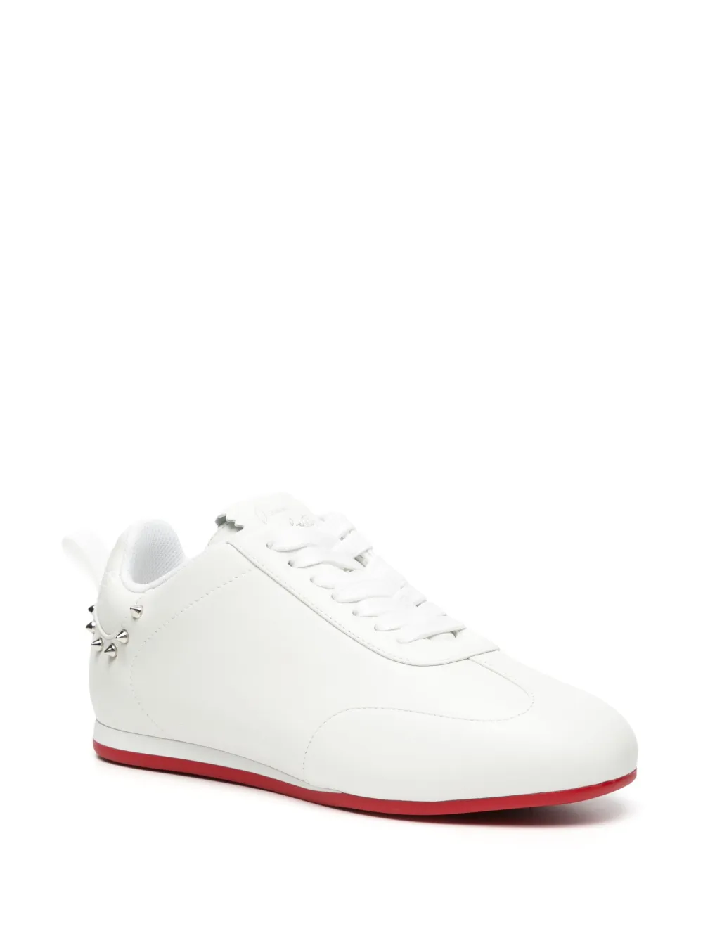 Image 2 of Christian Louboutin 레더 로우탑 스니커즈