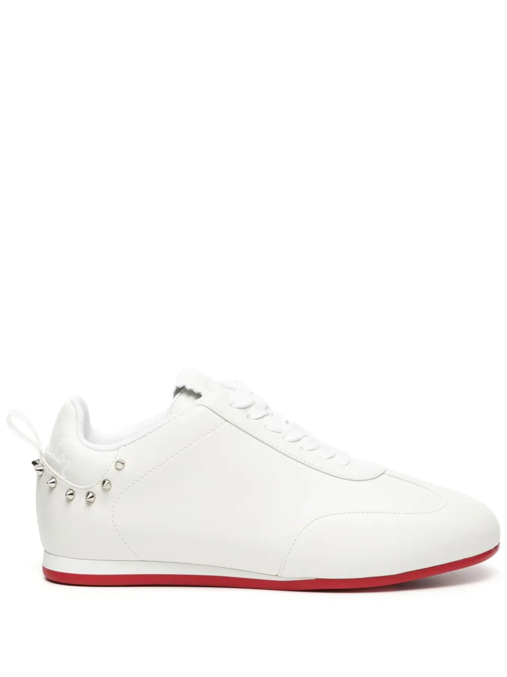 Image 1 of Christian Louboutin 레더 로우탑 스니커즈