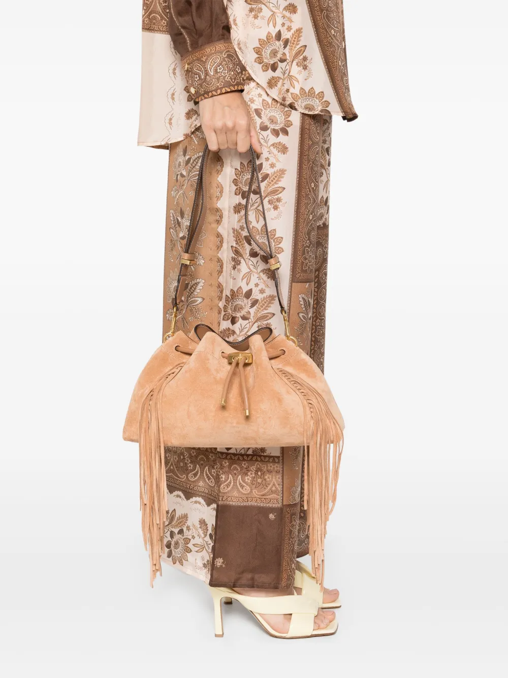 Jimmy Choo medium Cinch shoulder bag - Bruin