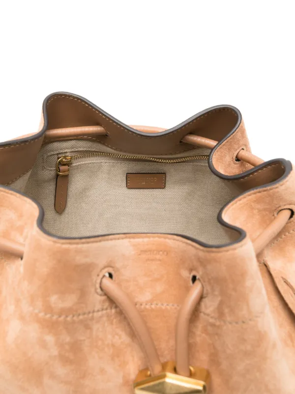 JIMMY CHOO Cinch M スエード ショルダーバッグ Cinch M | Tan Suede Bag | JIMMY CHOO