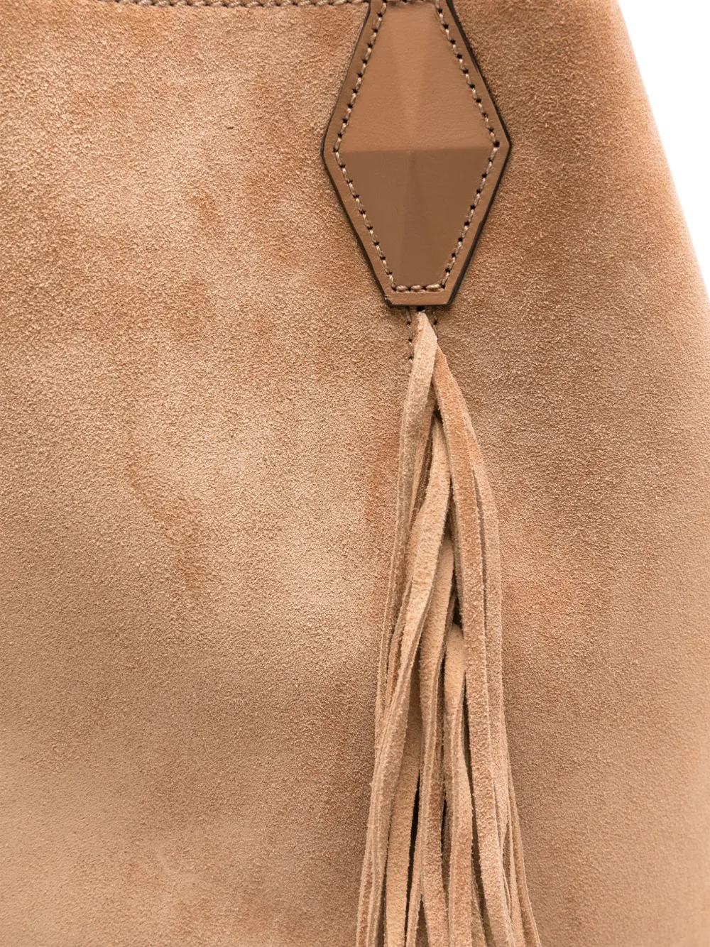 Jimmy Choo Diamond Medium Fringe Suede Tote Bag
