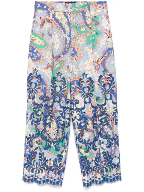 ETRO floral-print trousers 