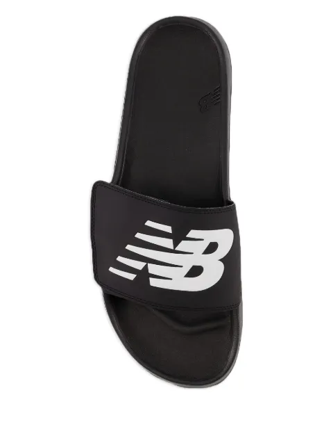 New Balance 200v2 "Black/White" slides