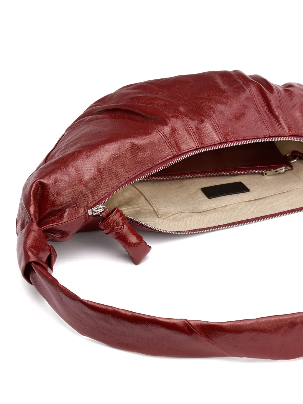LEMAIRE Croissant grote schoudertas Rood