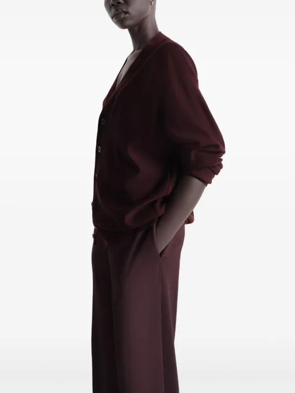 LEMAIRE Twisted Cardigan | Brown | FARFETCH BN