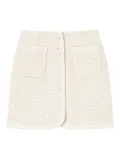 Claudie Pierlot sequin-embellished skirt - Neutrals