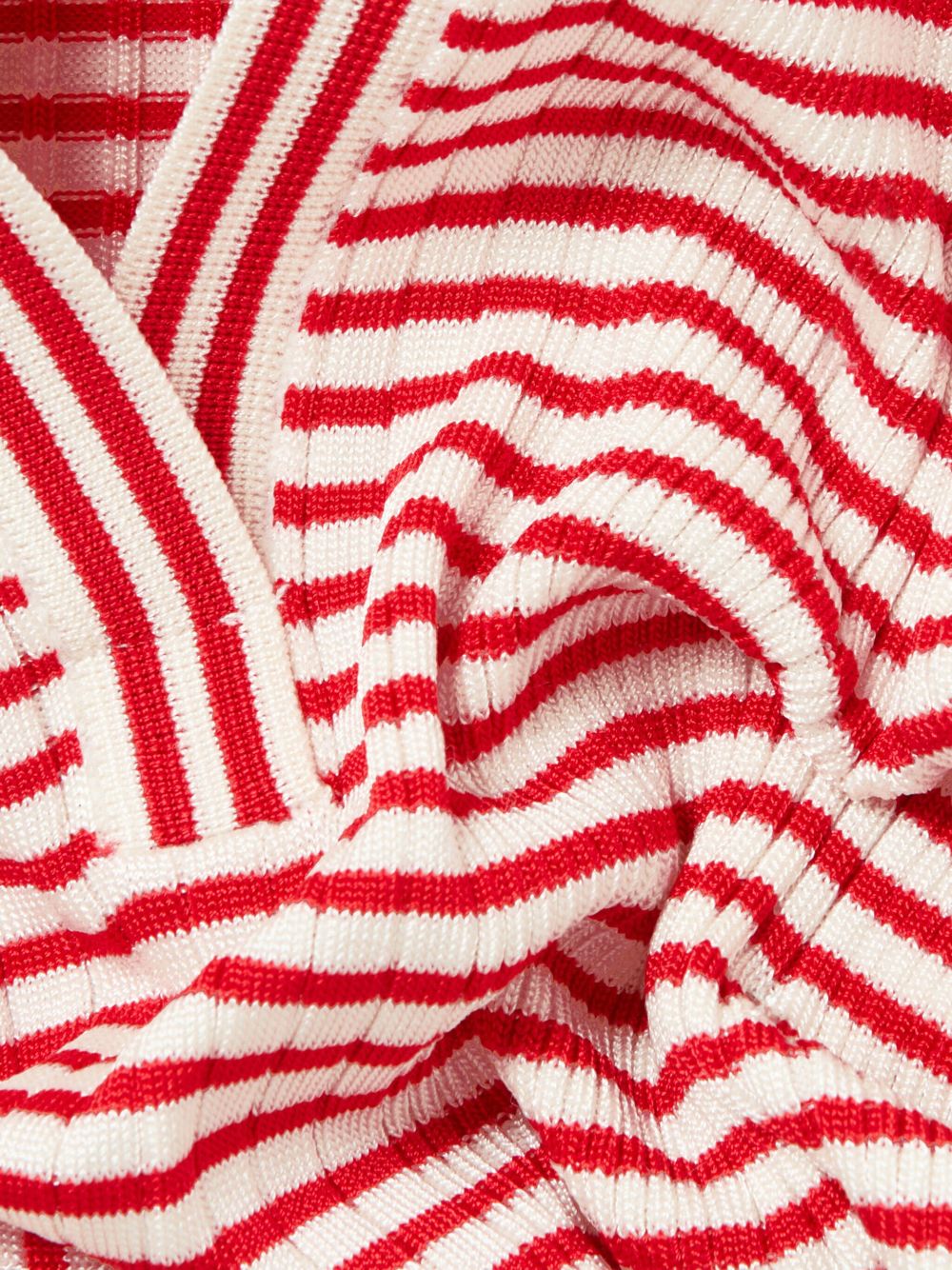 Claudie Pierlot striped fine-knit jumper - Red