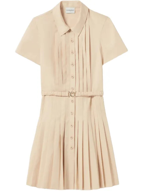 Claudie Pierlot فستان ميني بكسرات