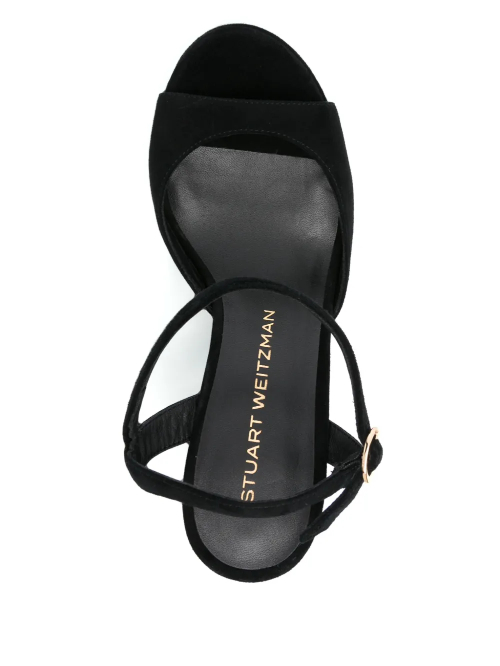 Stuart Weitzman 105mm Dayna II sandals Black