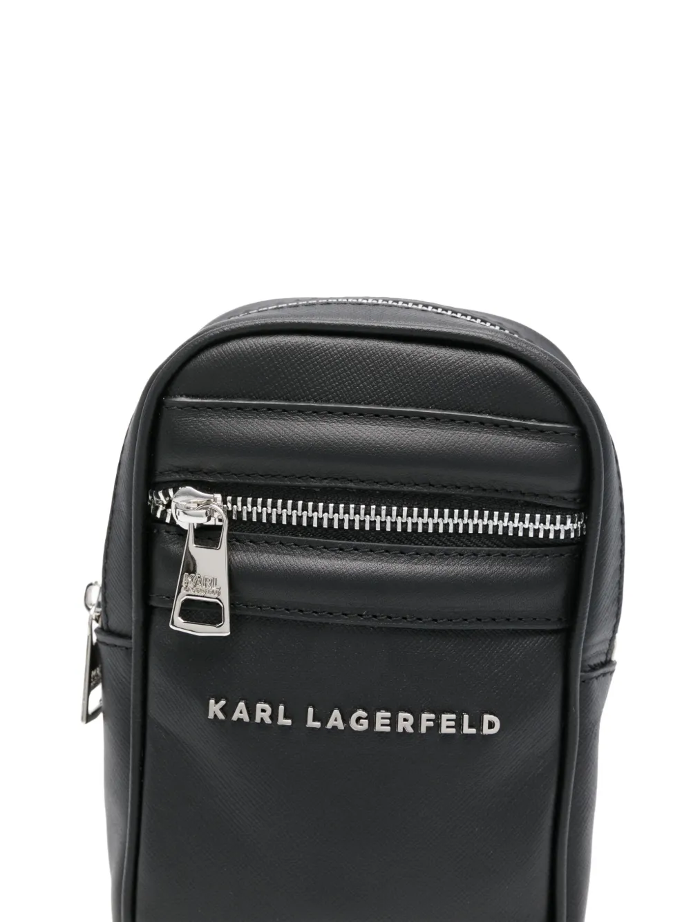 Karl Lagerfeld Messengertas met logo Zwart