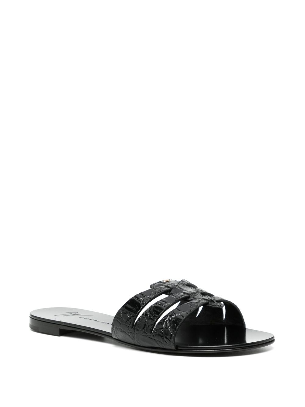 Giuseppe Zanotti Adheline slippers - Zwart