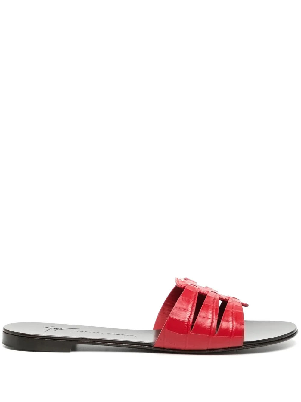 Giuseppe Zanotti Adheline slippers Rood