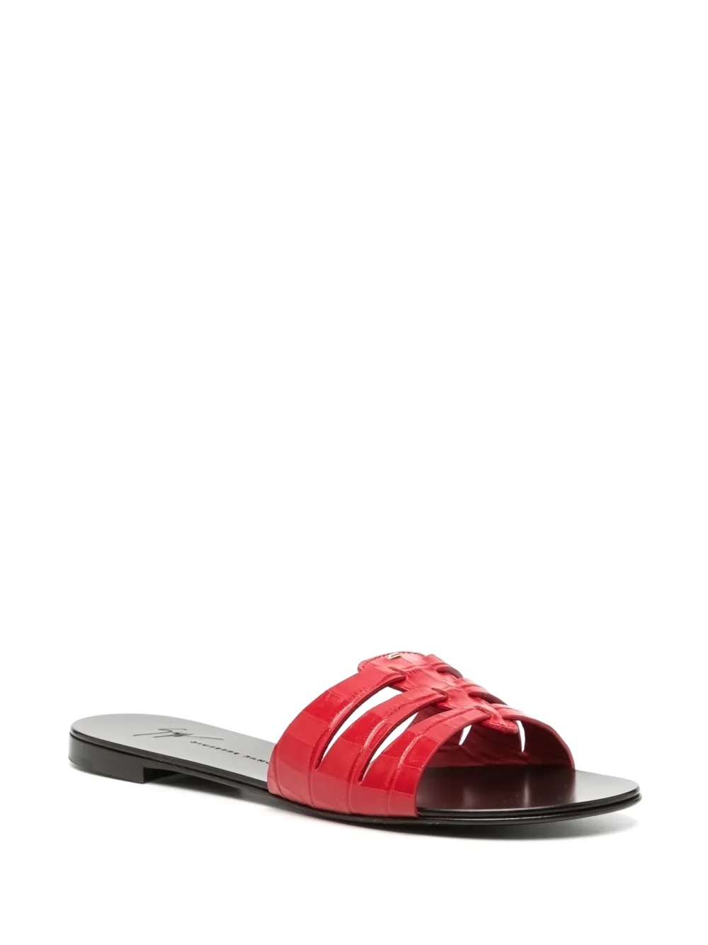 Giuseppe Zanotti Adheline slippers - Rood