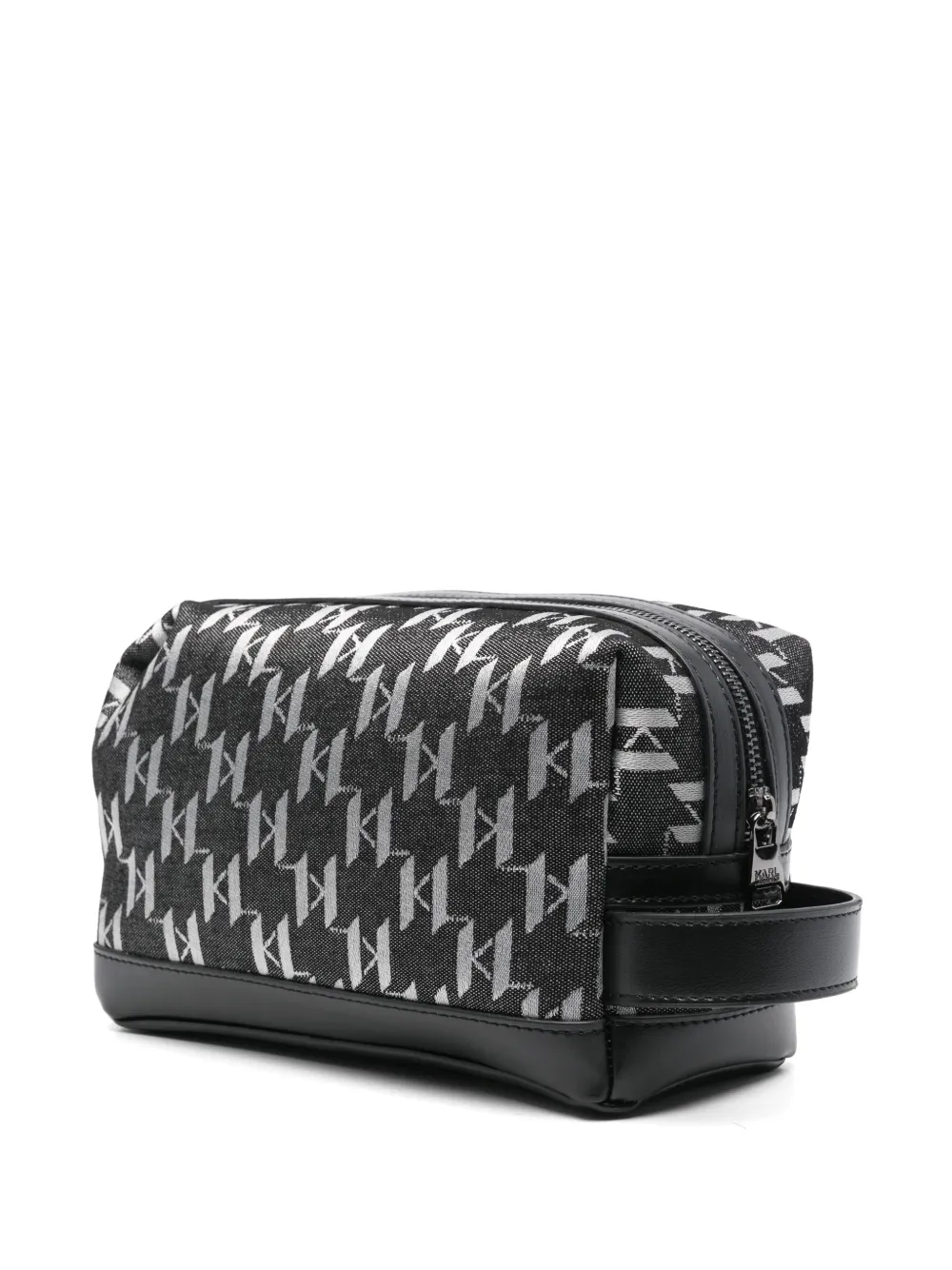Karl Lagerfeld K Monogram toilettas Grijs