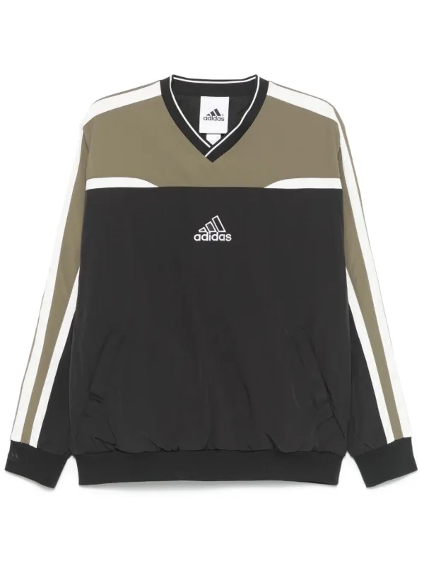 Adidas 3-Stripes Sweatshirt Black FARFETCH IN