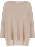 Allude boat-neck sweater - Neutrals