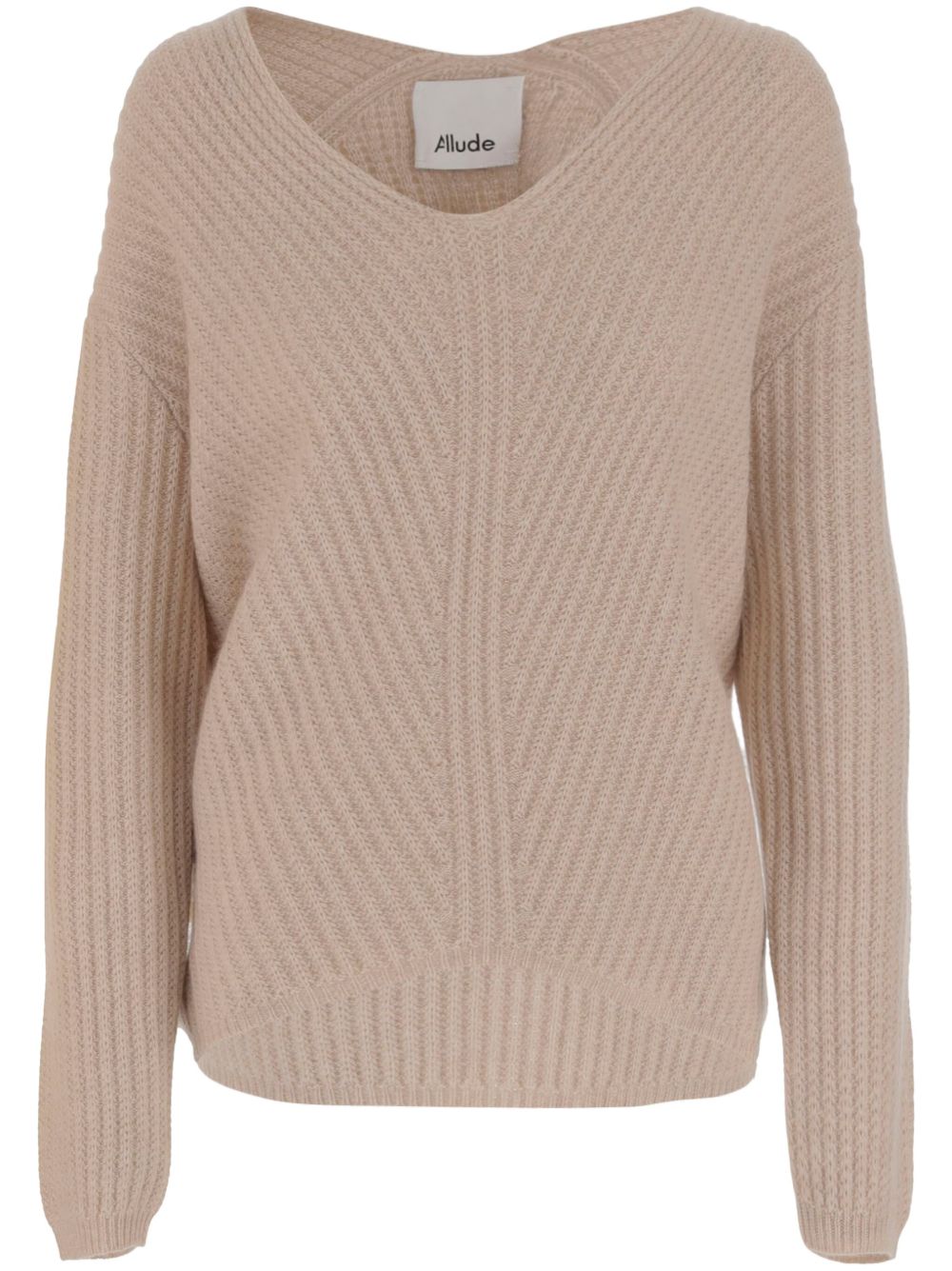 ribbed cashmere sweater