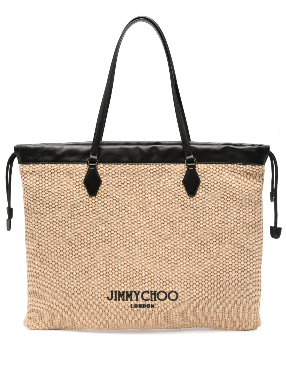 Jimmy Choo large drawstring tote bag | Neutrals | Image 1