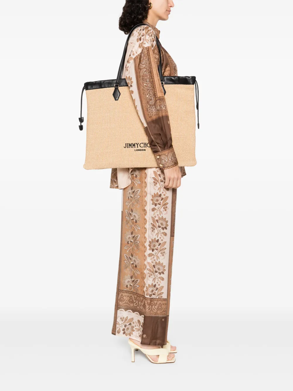 Jimmy Choo large drawstring tote bag | Image 2